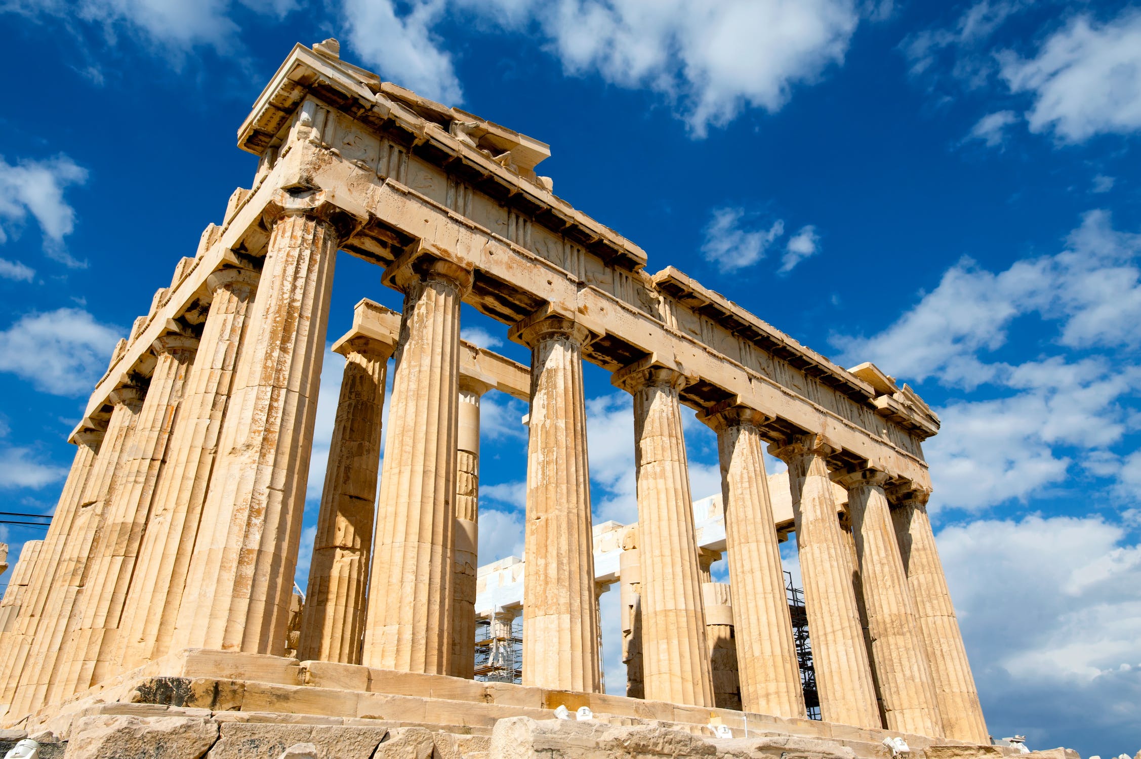 Parthenon keajaiban sejarah di Athena
