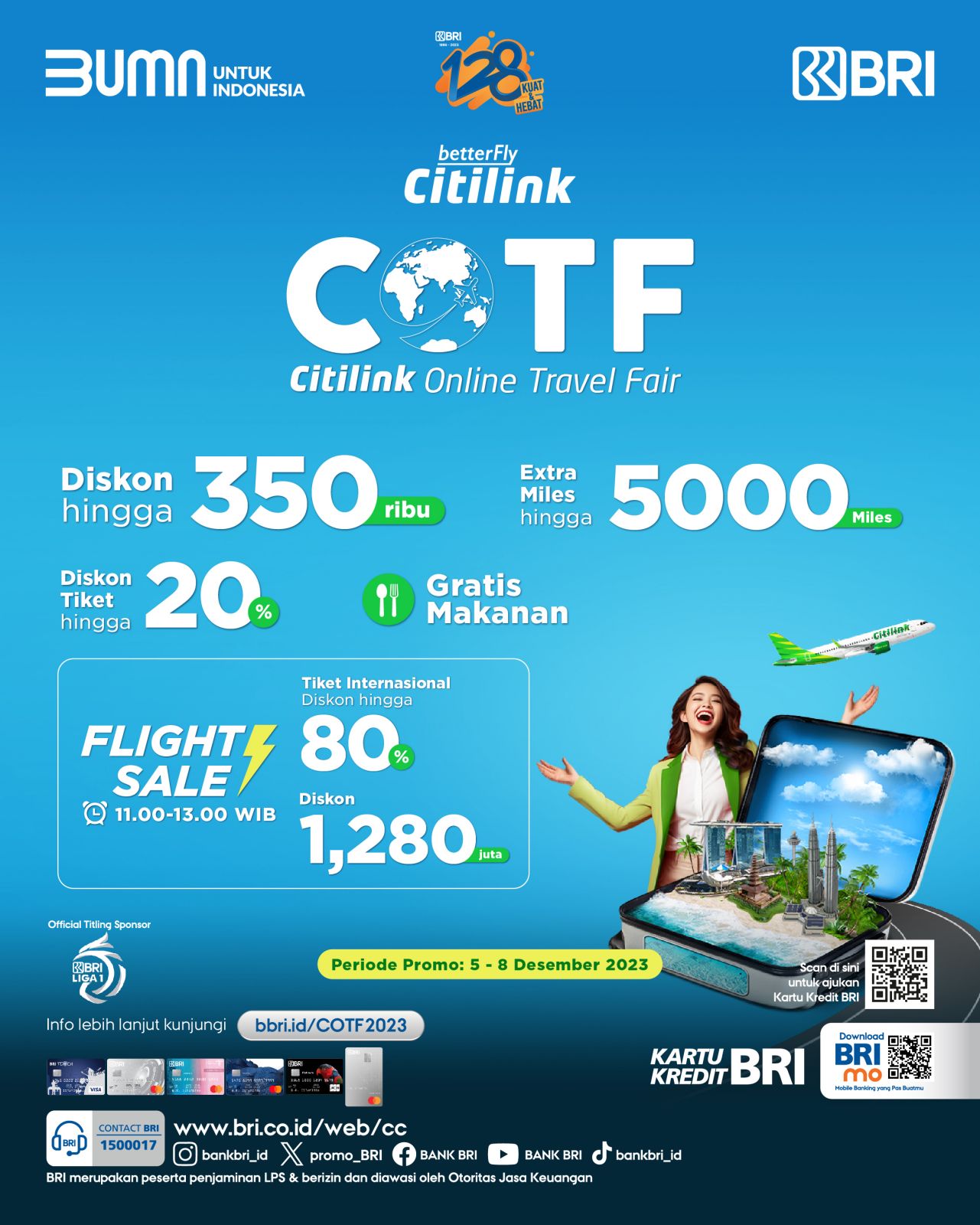 Banyak Promo Meriah! BRI dan Citilink Gelar Online Travel Fair 3 Banyak Promo Meriah! BRI dan Citilink Gelar Online Travel Fair
