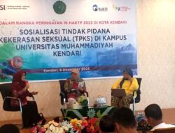 Sosialisasi Tindak Pidana Kekerasan Seksual di Kampus, Muhammadiyah Kendari Mulai Bentuk Satgas