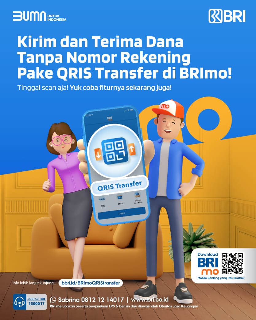 QRIS Transfer di BRImo Bisa Kirim dan Terima Dana Tanpa Input Nomor Rekening 3 QRIS Transfer di BRImo Bisa Kirim dan Terima Dana Tanpa Input Nomor Rekening