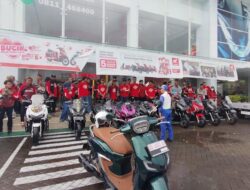 Asmo Sulsel Beri Edukasi Safety Riding 1.000 Peserta Rolling Akbar Honda Premium Matic Riders