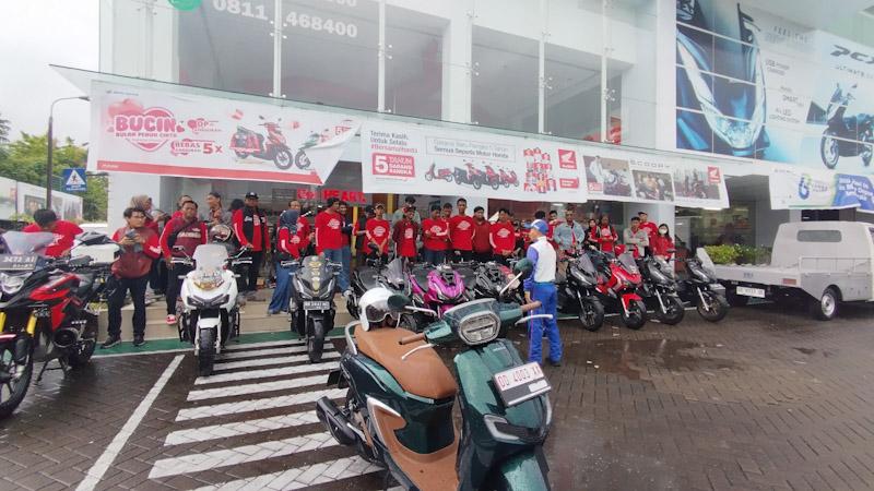Asmo Sulsel Beri Edukasi Safety Riding 1.000 Peserta Rolling Akbar Honda Premium Matic Riders