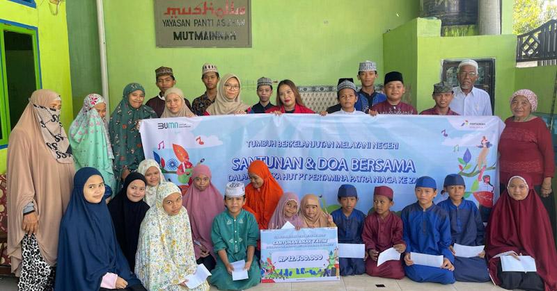 Berbagi Berkah pada HUT ke-27, Pertamina Patra Niaga Sulawesi Santuni Anak Yatim dan Berikan Promo Istimewa