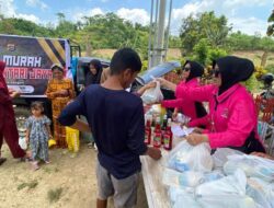 Bantu Masyarakat Dapatkan Sembako dengan Harga Terjangkau, Polsek Lantari Jaya Gelar Pasar Murah Tahap II