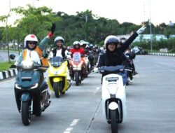 Pererat Silaturahmi dan Tebar Kebaikan, Astra Motor Sulsel Gelar Honda Community Bikers Soleh