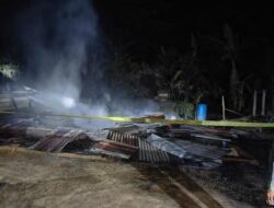 Ditinggal Pemilik Jemput Anak dan Istri, Rumah di Muna Barat Ludes Terbakar