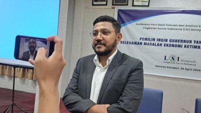 Survei LSI Denny JA: ASR Catat Elektabilitas Tertinggi di Pilgub Sultra