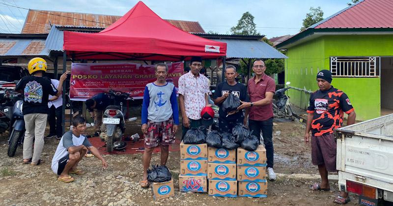 Astra Motor Sulawesi Selatan Salurkan Bantuan Kemanusiaan untuk Warga Terdampak Banjir Sidrap