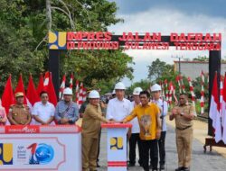 Presiden Jokowi Resmikan Jalan Inpres hingga Kunjungi Pasar Kambara di Muna Barat