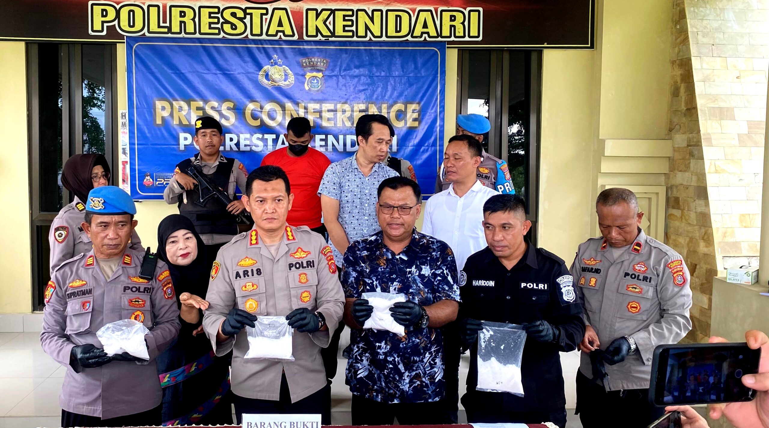 Pria dari Batam Selundupkan 1 Kg Sabu di Kendari, Dijanjikan Rp40 Juta Buat Resepsi