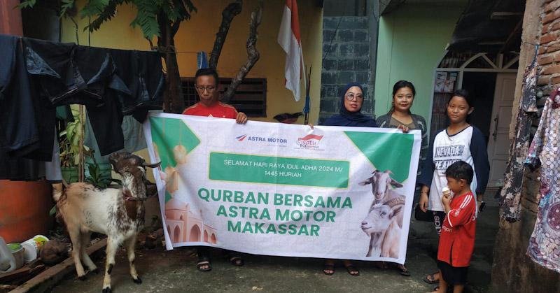Konsisten Tebar Kebermanfaatan, Astra Motor Sulawesi Selatan Salurkan Dua Hewan Kurban di Makassar 1 Konsisten Tebar Kebermanfaatan, Astra Motor Sulawesi Selatan Salurkan Dua Hewan Kurban di Makassar