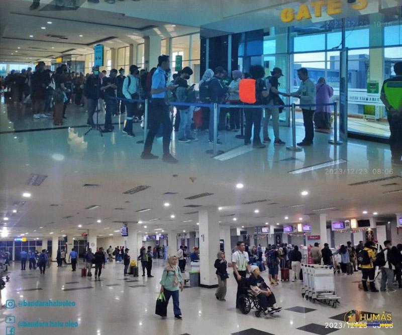 120 Ribu Orang Keluar Masuk Sultra Lewat Bandara Sepanjang April 2024 1 120 Ribu Orang Keluar Masuk Sultra Lewat Bandara Sepanjang April 2024