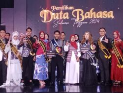 Diki Nuralamsyah dan Riska Ayu Putri Terpilih sebagai Duta Bahasa Sultra 2024
