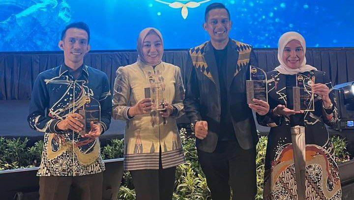 BPR Bahteramas Kolaka Diganjar Penghargaan TOP BUMD Kategori Aset di Atas Rp25 Miliar dari Info Bank