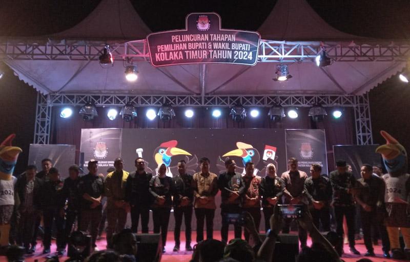 KPU Kolaka Timur Resmi Luncurkan Tahapan Pemilihan Bupati dan Wakil Bupati