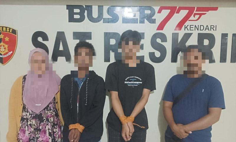 Polisi Tangkap 4 Orang Komplotan Curanmor di Kendari, Salah Satunya Perempuan 1 Polisi Tangkap 4 Orang Komplotan Curanmor di Kendari, Salah Satunya Perempuan