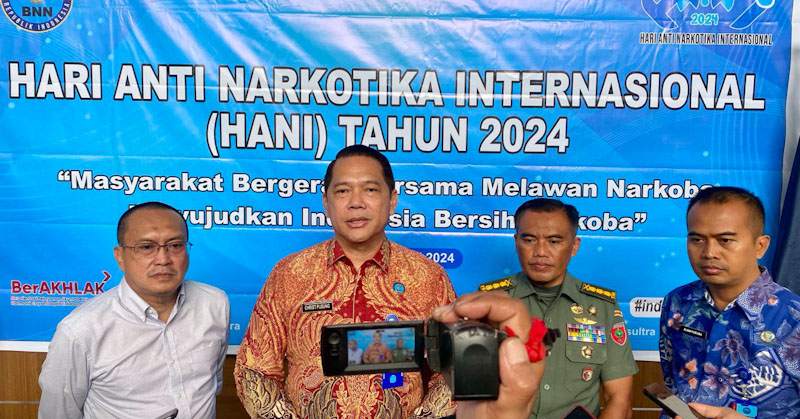 Hari Anti Narkotika Internasional, BNN Sultra Tekankan Pencegahan di Wilayah Pesisir 1 Hari Anti Narkotika Internasional, BNN Sultra Tekankan Pencegahan di Wilayah Pesisir