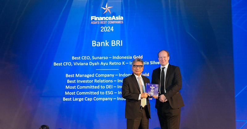 Dirut BRI Sunarso Dinobatkan sebagai The Best CEO, BRI Borong 11 Penghargaan Internasional dari Finance Asia