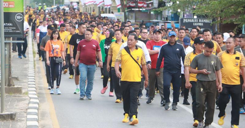 Polresta Kendari Manfaatkan Momen HUT Bhayangkara untuk Sinergi Sukseskan Pilkada 2024