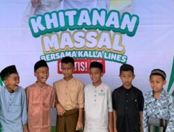 Kalla Translog Gelar Khitanan Massal dan Beri Bantuan Pembangunan Pondok Pesantren di Konawe Utara