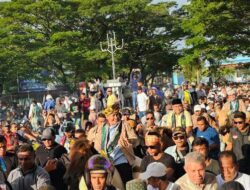 Ribuan Masyarakat dan Simpatisan Hadiri Deklarasi Rajiun-Purnama di Tugu Jati