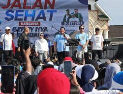 Puluhan Ribu Warga Antusias Ikuti Jalan Santai Gemoynya Kendari