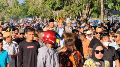 Deklarasi di Tugu Jati, Rajiun Sebut akan Lanjutkan Program Rusman Emba