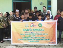 Peringati Hari Bhakti Adhyaksa, Kejari Muna Santuni Anak Yatim Piatu dan Beri Bantuan kepada Purnawirawan Kejaksaan