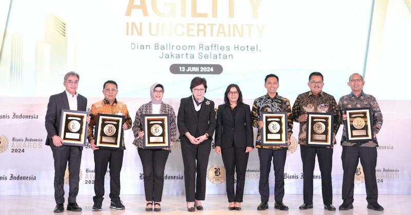 BRI Dinobatkan sebagai Bank Persero dengan Kinerja Terbaik pada Penghargaan Bisnis Indonesia Award 2024