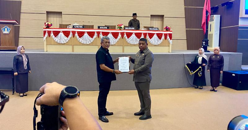 Serahkan Rancangan KUA PPAS ke DPRD, Ini Arah Kebijakan Pembangunan Pemkot Kendari 2025