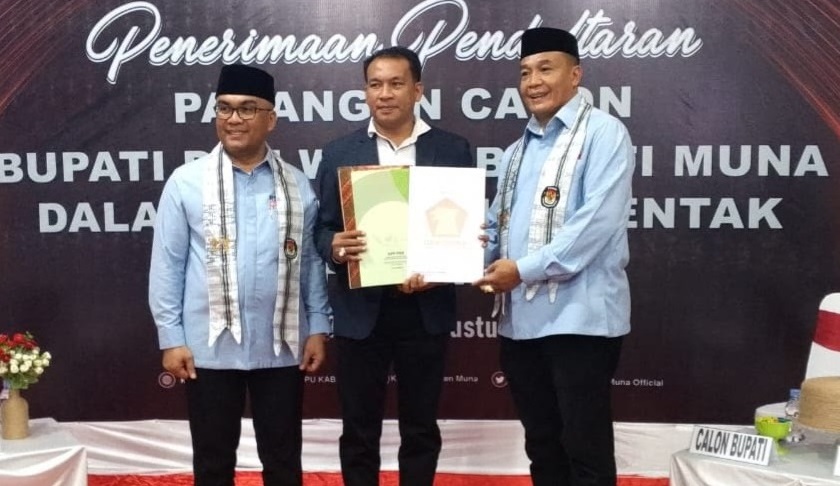 Lima Paslon Resmi Mendaftar, Siap Bertarung di Pilkada Muna 2024