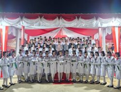 Pj Bupati Mubar Kukuhkan 71 Anggota Paskibraka