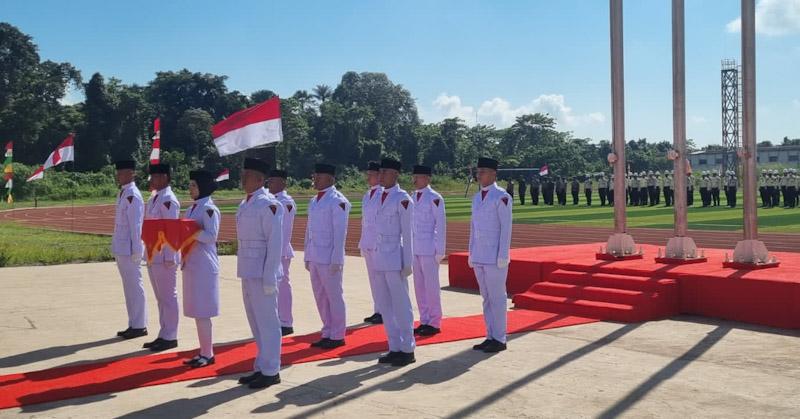 Gelar Upacara HUT ke-79 RI, PT OSS Komitmen Dukung Pembangunan Ekonomi Lokal