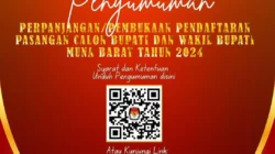 KPU Umumkan Perpanjangan Pendaftaran Pasangan Calon Bupati dan Wakil Bupati Mubar 13 IKLAN
