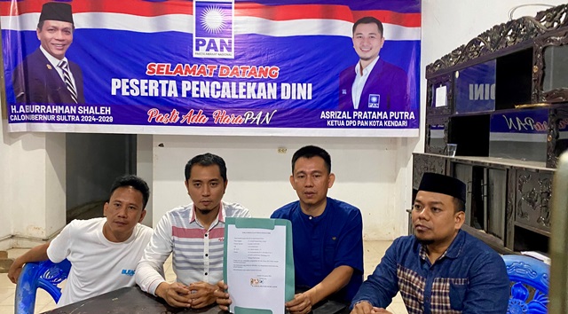 Imbas Peralihan Dukungan Calon Wali Kota, Ketua dan 3 Wakil DPD PAN Kendari Mengundurkan Diri