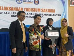 Lulusan Terbaik FPIK UHO Dapat Hadiah Motor