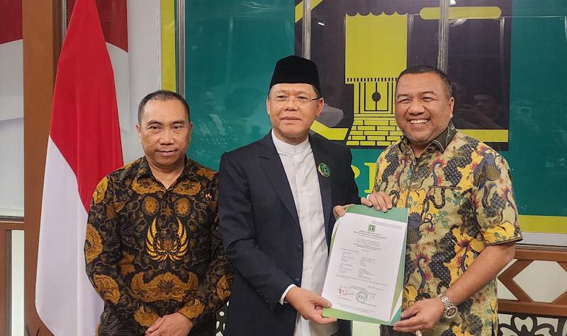 Pasangan Aksan- Andi Sulolipu Kantongi Rekomendasi B1-KWK PPP untuk Pilwali Kota Kendari