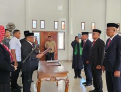Pj Bupati Mubar Resmi Lantik Tiga Pejabat Eselon II, Berikut Nama-namanya