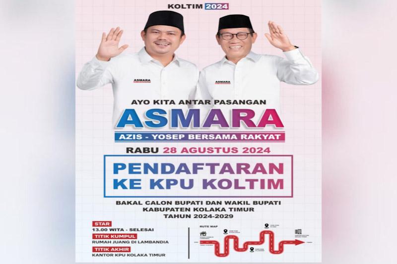 Paslon Aziz-Yosep Bakal Deklarasi di Rumah Juang Lambadia untuk Pilkada 2024