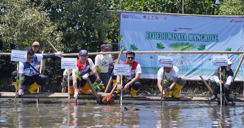 Lestarikan Ekosistem Pesisir, Pertamina Patra Niaga Sulawesi Melalui Integrated Terminal Makassar Tanam Mangrove di Kelurahan Parangloe 1 Lestarikan Ekosistem Pesisir, Pertamina Patra Niaga Sulawesi Melalui Integrated Terminal Makassar Tanam Mangrove di Kelurahan Parangloe