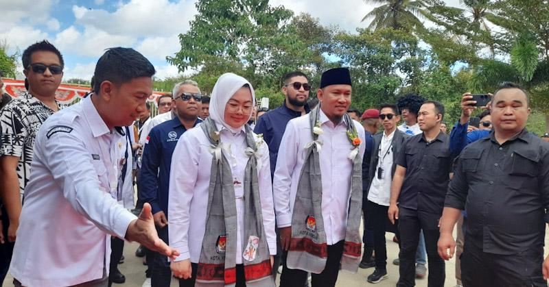 Pilwali Kendari, Pasangan Siska-Sudirman Jadi yang Pertama Daftar di KPU