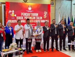 Giona-Subhan Resmi Mendaftar di KPU untuk Pilwali Kendari