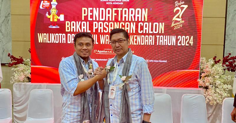 Rasak-Afdhal Resmi Daftar di KPU, Pilwali Kendari 2024 Dihiasi Lima Pasang Calon 1 Rasak-Afdhal Resmi Daftar di KPU, Pilwali Kendari 2024 Dihiasi Lima Pasang Calon