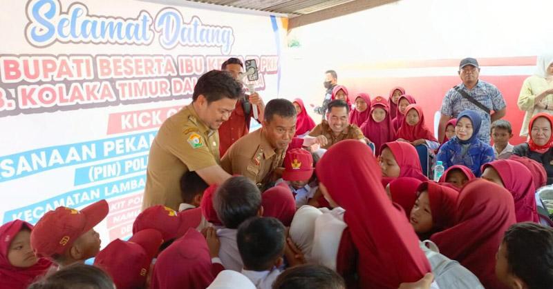 Pemkab Koltim Laksanakan PIN Polio di SDN 1 Penanggo Jaya 3 Pemkab Koltim Laksanakan PIN Polio di SDN 1 Penanggo Jaya