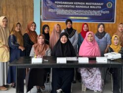 UMW Kendari Edukasi Masyarakat Nambo soal Manfaat Pangan Lokal dan Pemilihan Kosmetik yang Baik