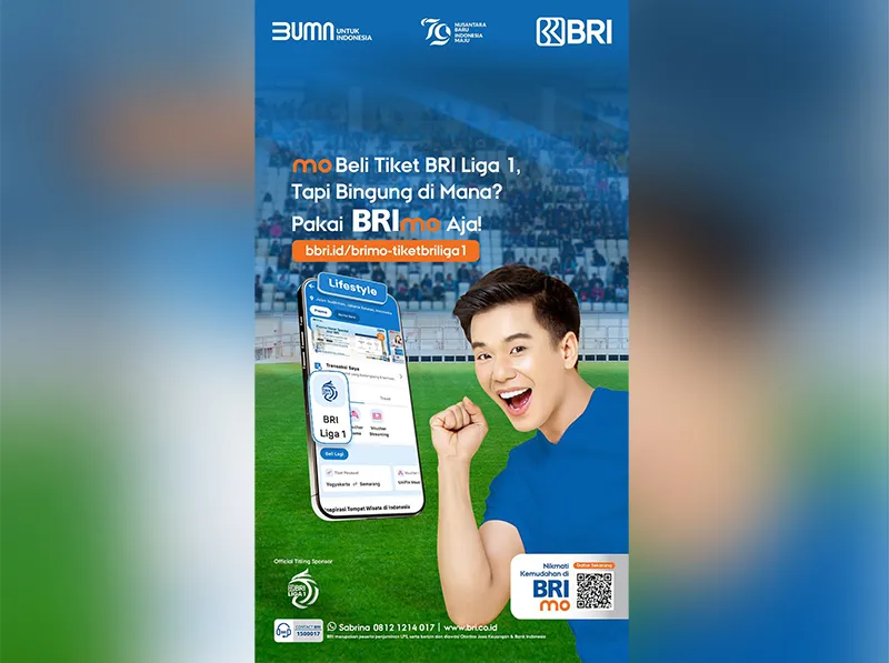 Tiket Pertandingan BRI Liga 1 Kini Bisa Dibeli Melalui Super Apps BRImo 1 Tiket Pertandingan BRI Liga 1 Kini Bisa Dibeli Melalui Super Apps BRImo