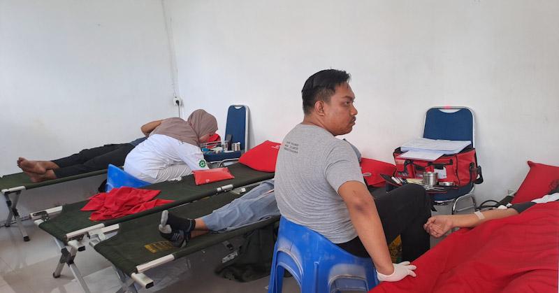 Peringati HUT ke-79 RI, Toko Damai Gelar Donor Darah