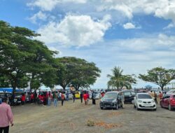 Jemput La Ode Darwin-Ali Basa, Ribuan Masyarakat Mubar Padati Pelabuhan Tondasi