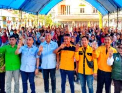 Paslon AJP-Asli Siap Atasi Banjir dan Beri Beasiswa Warga Kambu