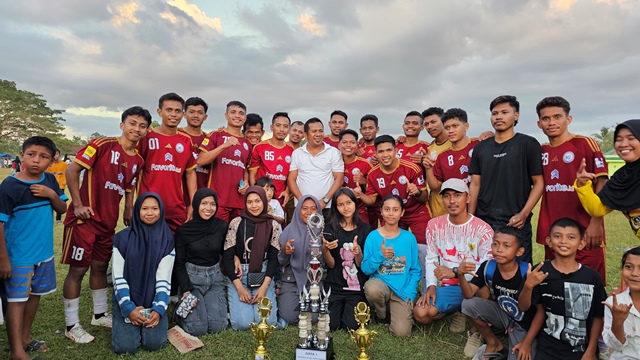 Desa Mekar Jaya Sabet Juara Umum di Pekan Olahraga Kecamatan Tiworo Tengah